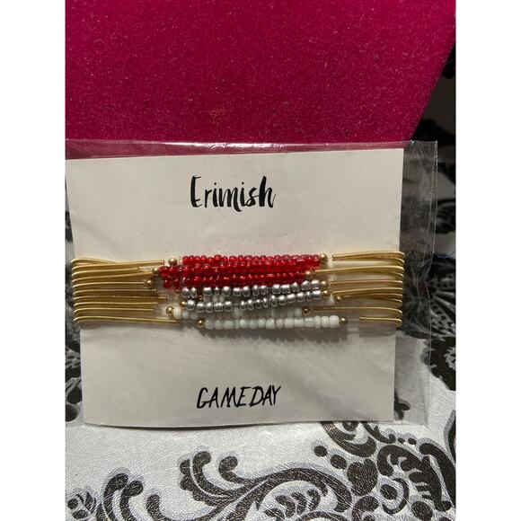 Ermish Game Day beaded bracelet stack - Picture 1 of 2